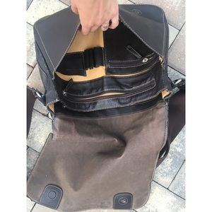 Genuine leather satchel
